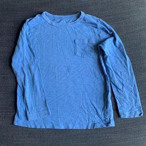 Crewcuts long sleeve pocket t-shirt, 6-7Y